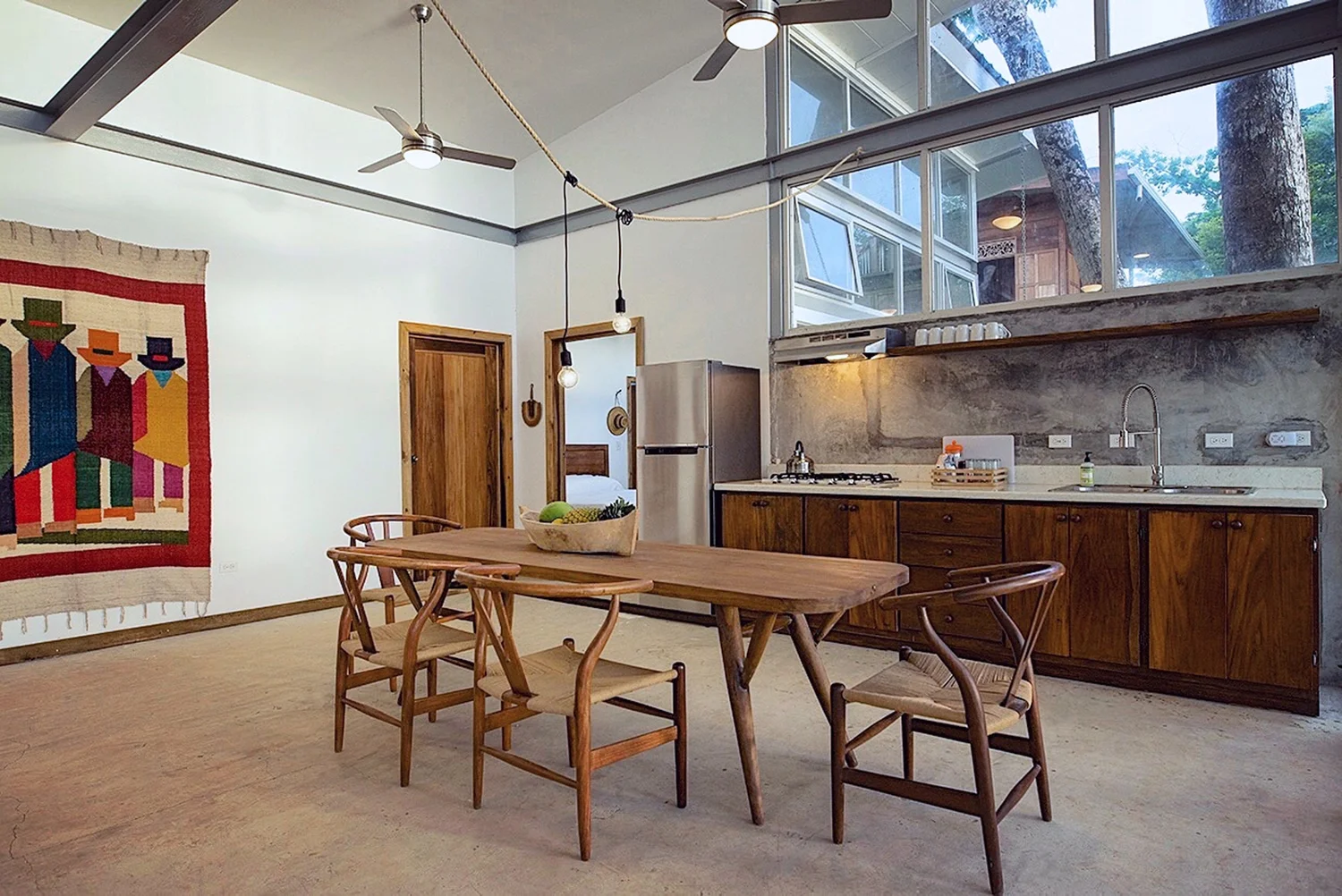 Casa Comunal interior view